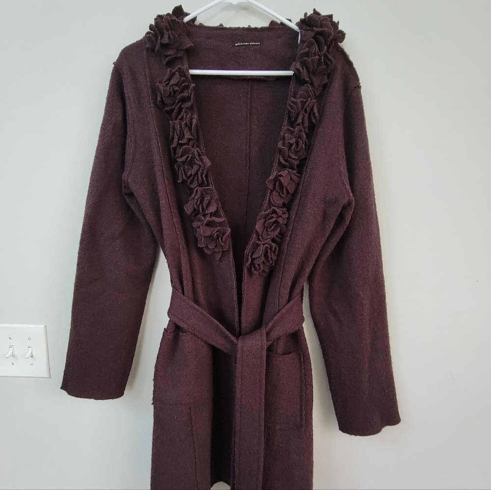 Michael Simon Long Cardigan Women's Size S Goblincore Fairy Hippie Forest Y2K